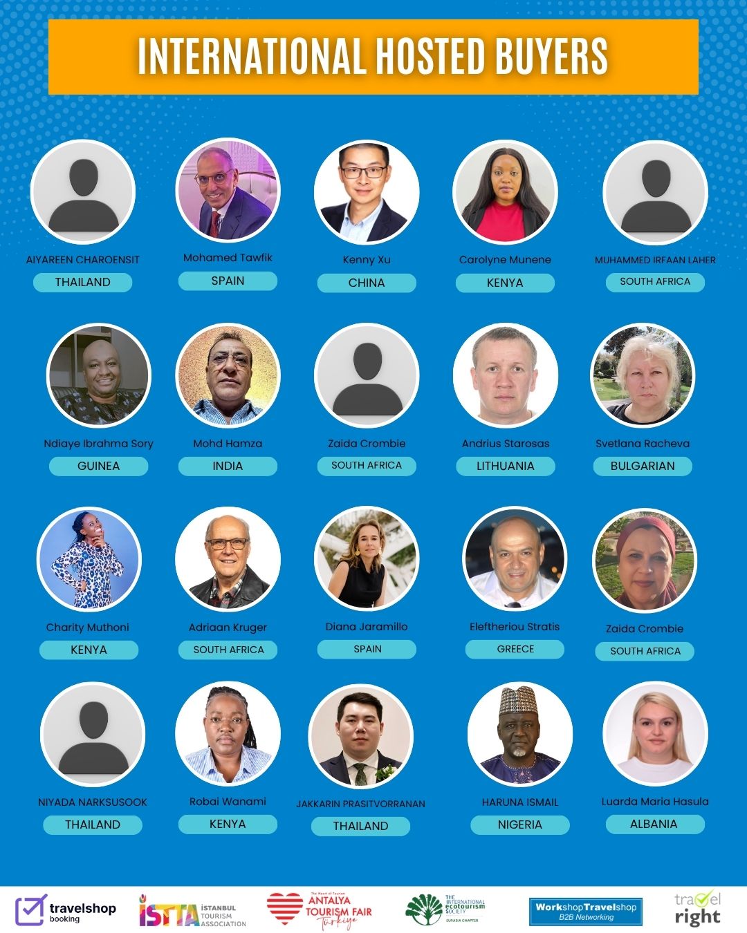 Official Hosted Buyer List – Antalya Tourism Fair 2025