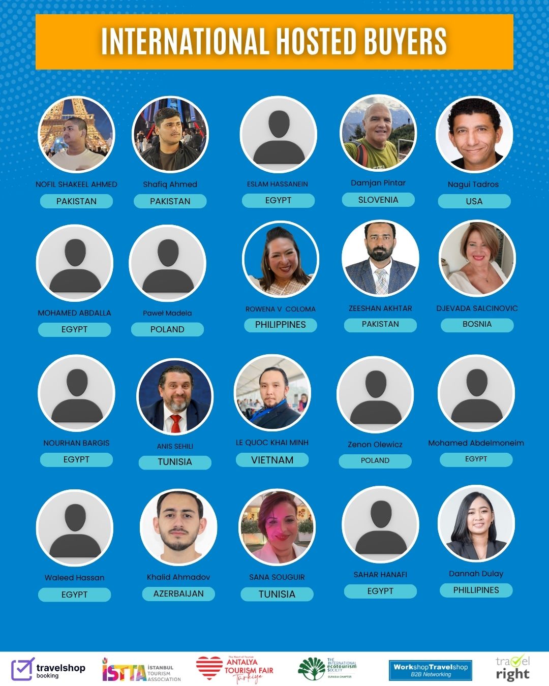 Official Hosted Buyer List – Antalya Tourism Fair 2025