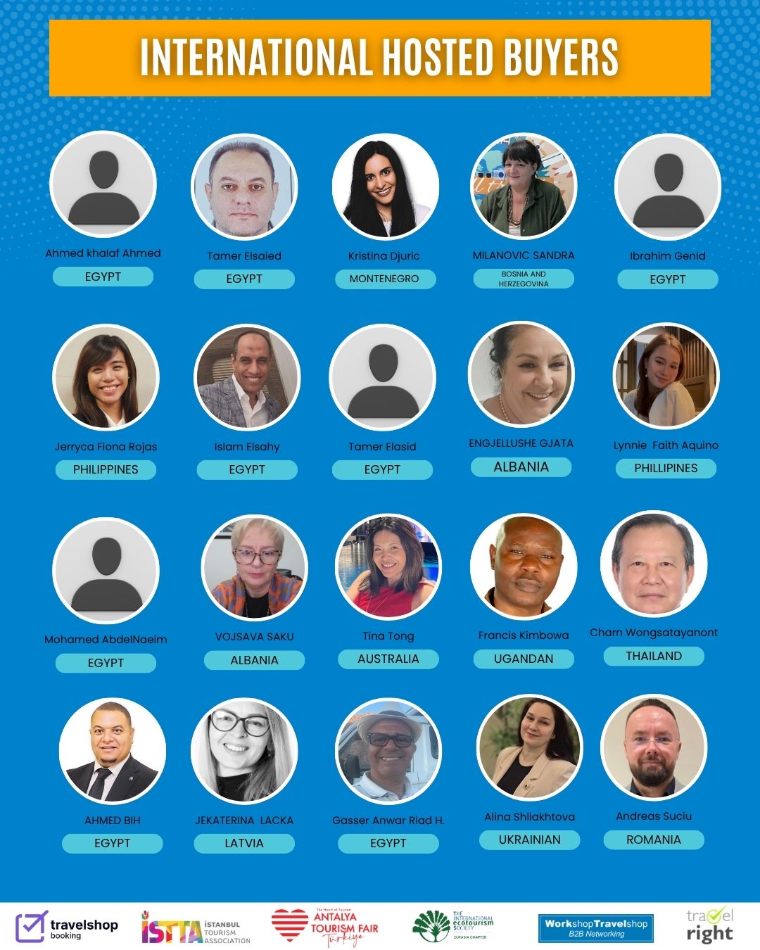 Official Hosted Buyer List – Antalya Tourism Fair 2025