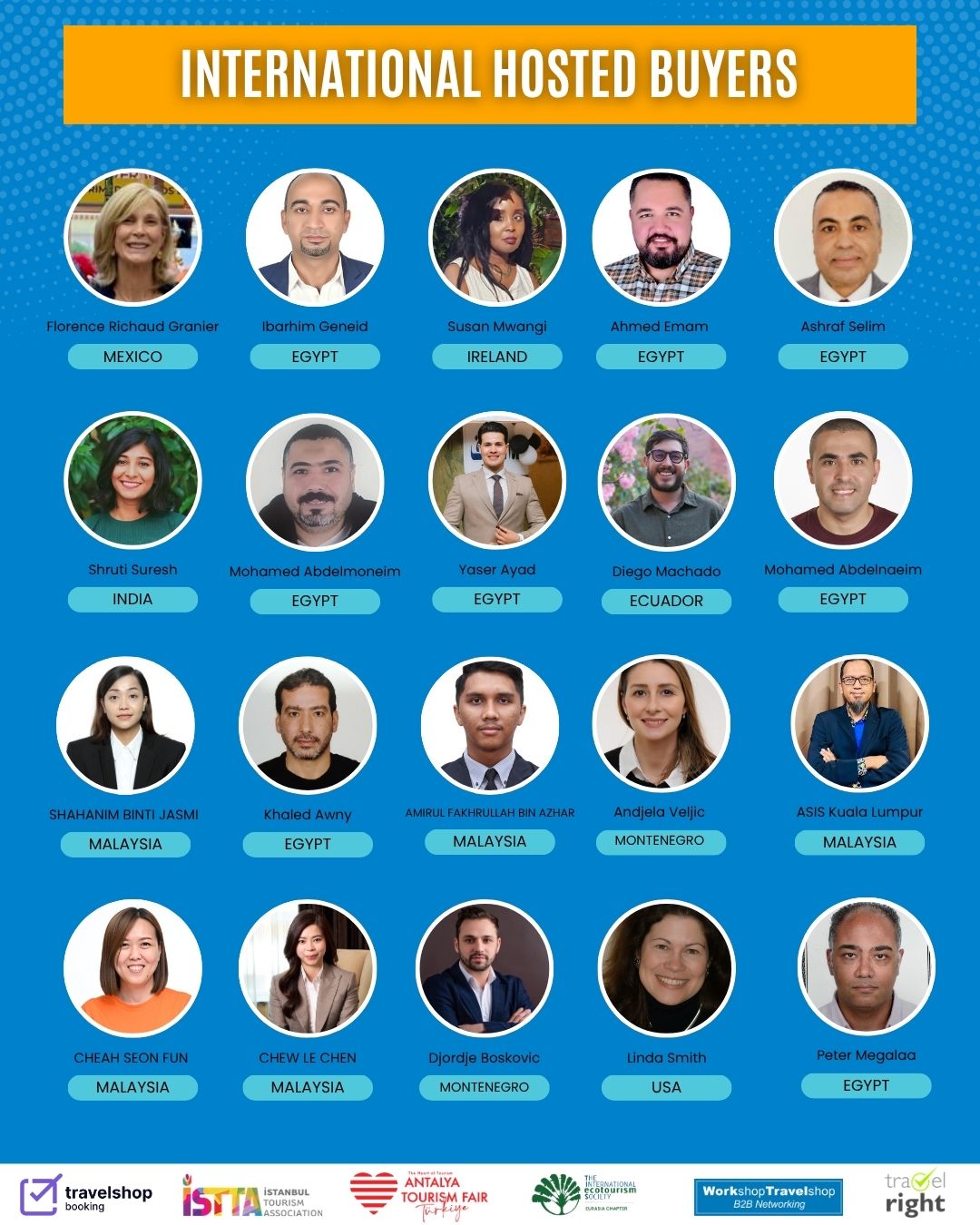 Official Hosted Buyer List – Antalya Tourism Fair 2025