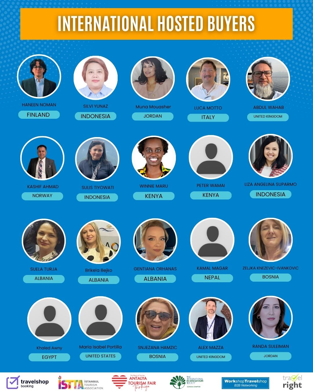Official Hosted Buyer List – Antalya Tourism Fair 2025