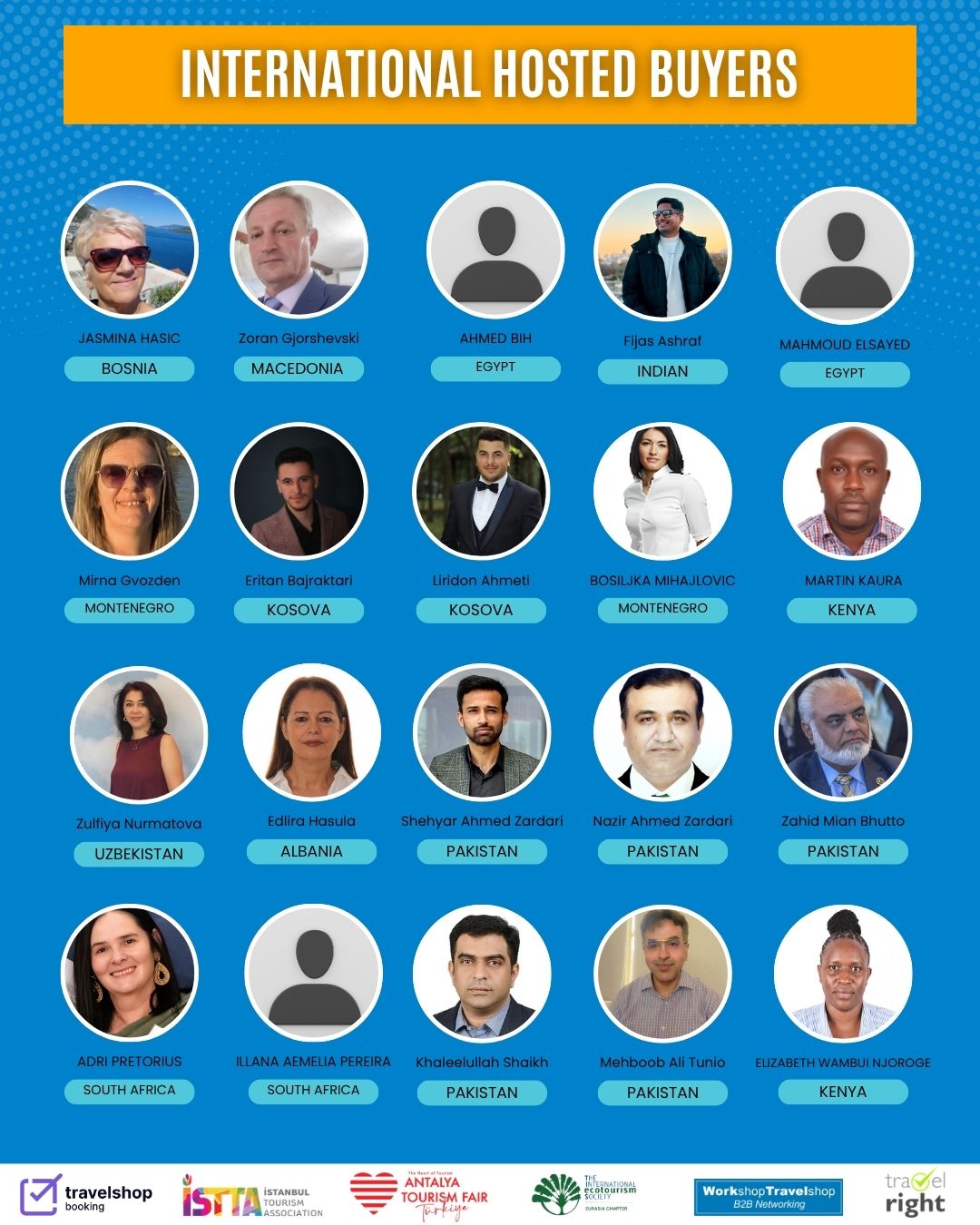 Official Hosted Buyer List – Antalya Tourism Fair 2025