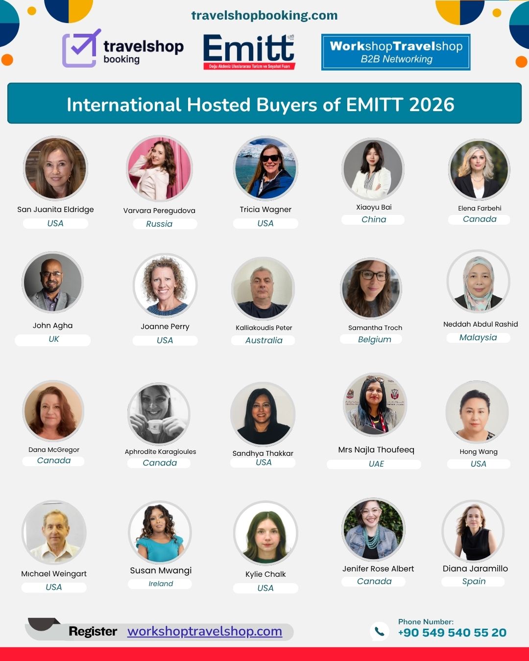 Official Hosted Buyer List – EMITT Tourism Fair 2026