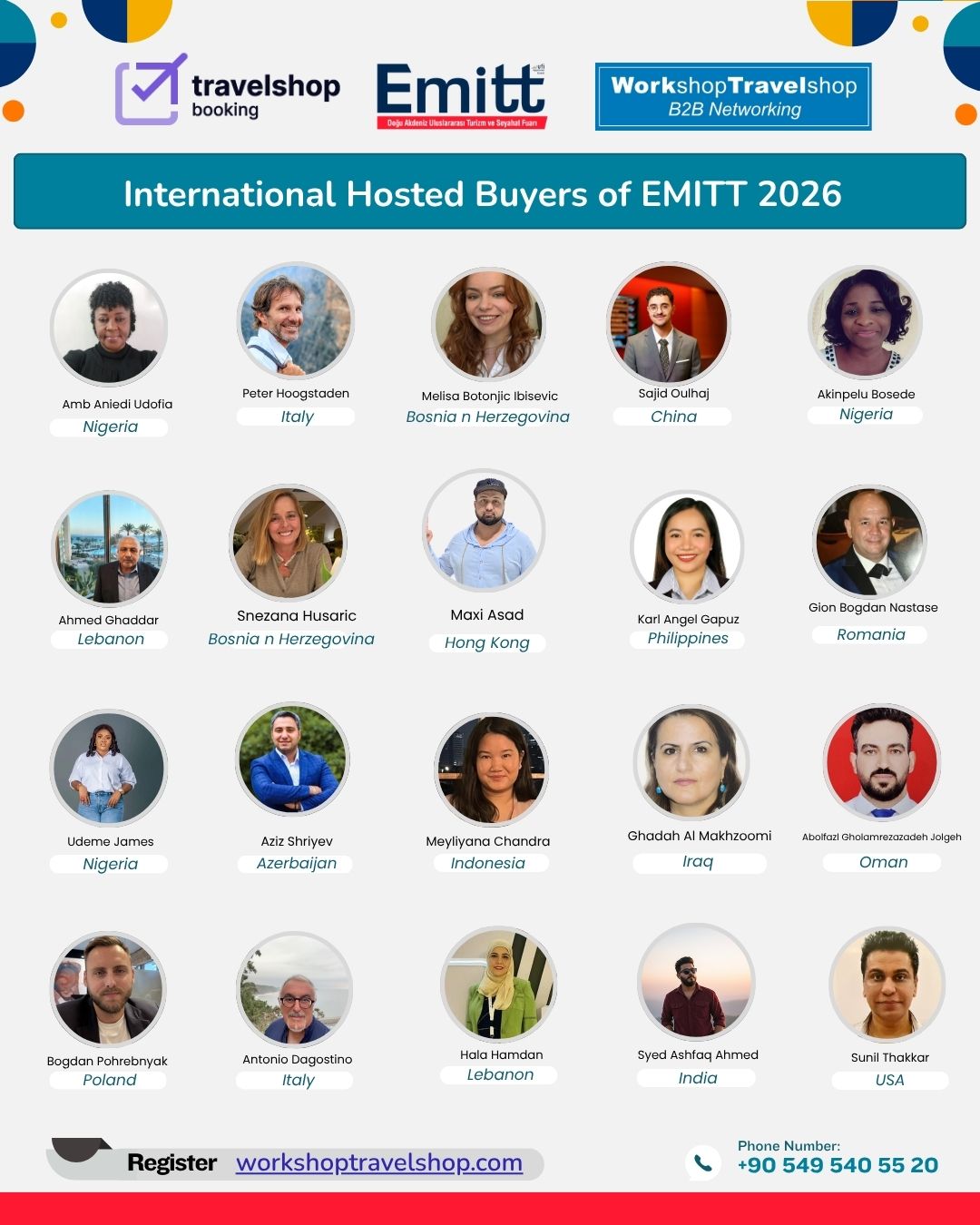 Official Hosted Buyer List – EMITT Tourism Fair 2026