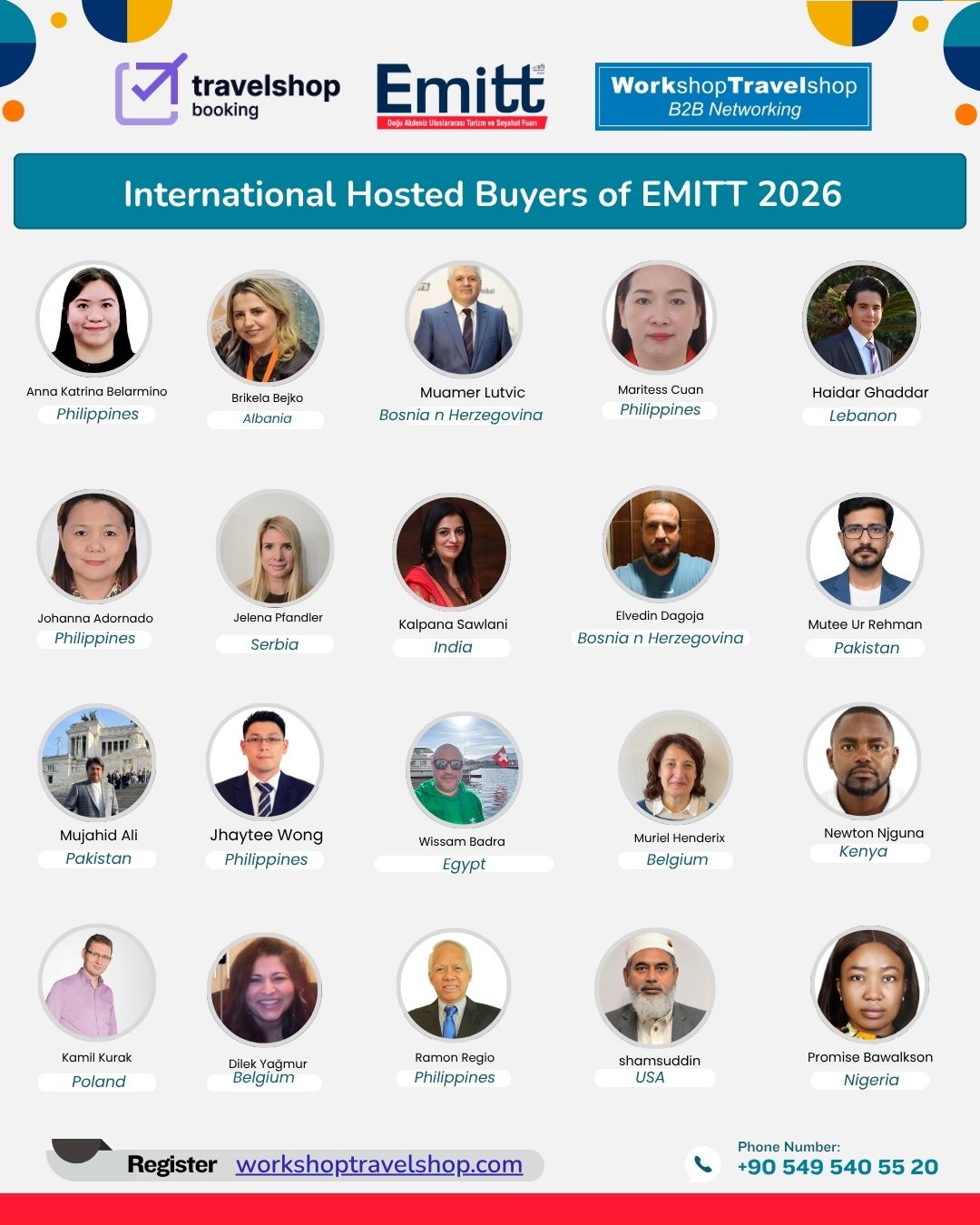 Official Hosted Buyer List – EMITT Tourism Fair 2026