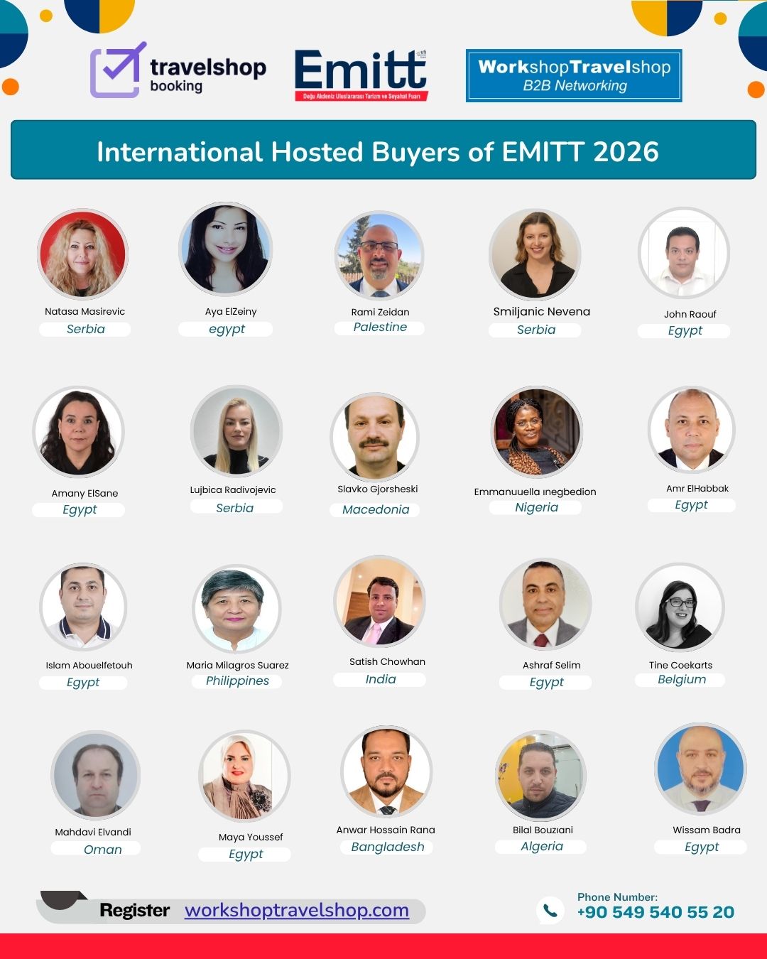 Official Hosted Buyer List – EMITT Tourism Fair 2026