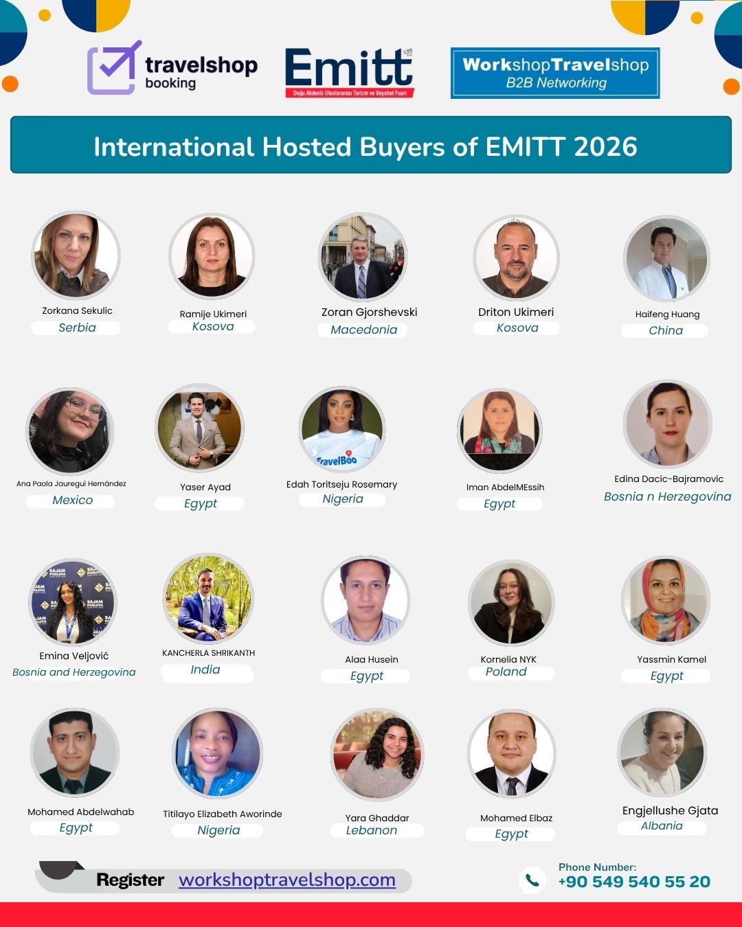 Official Hosted Buyer List – EMITT Tourism Fair 2026