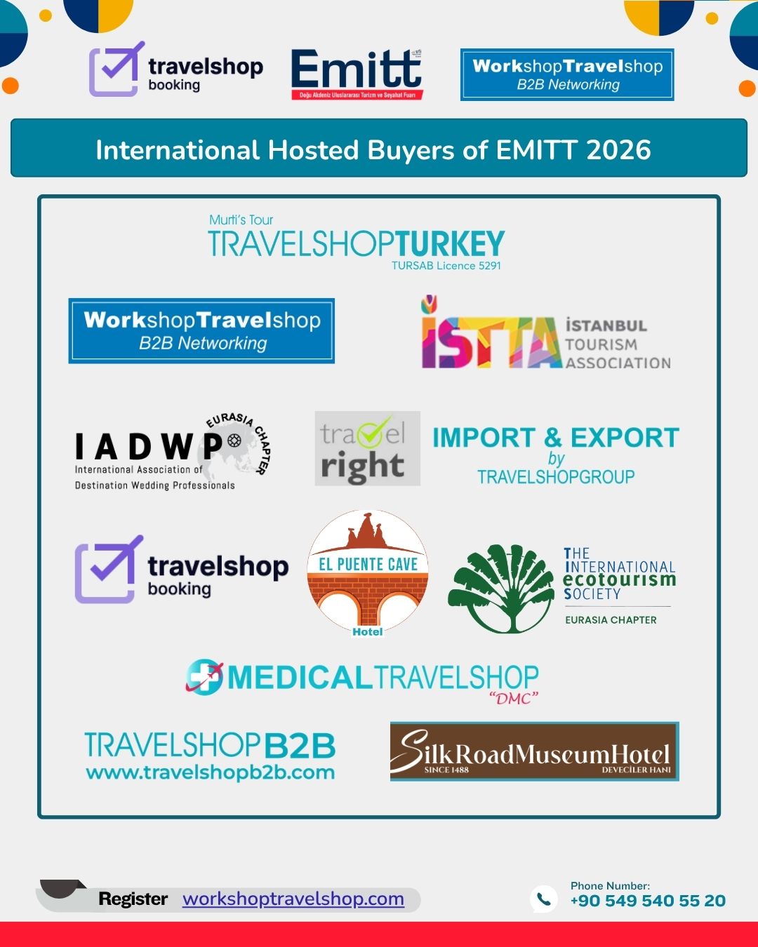 Official Hosted Buyer List – EMITT Tourism Fair 2026