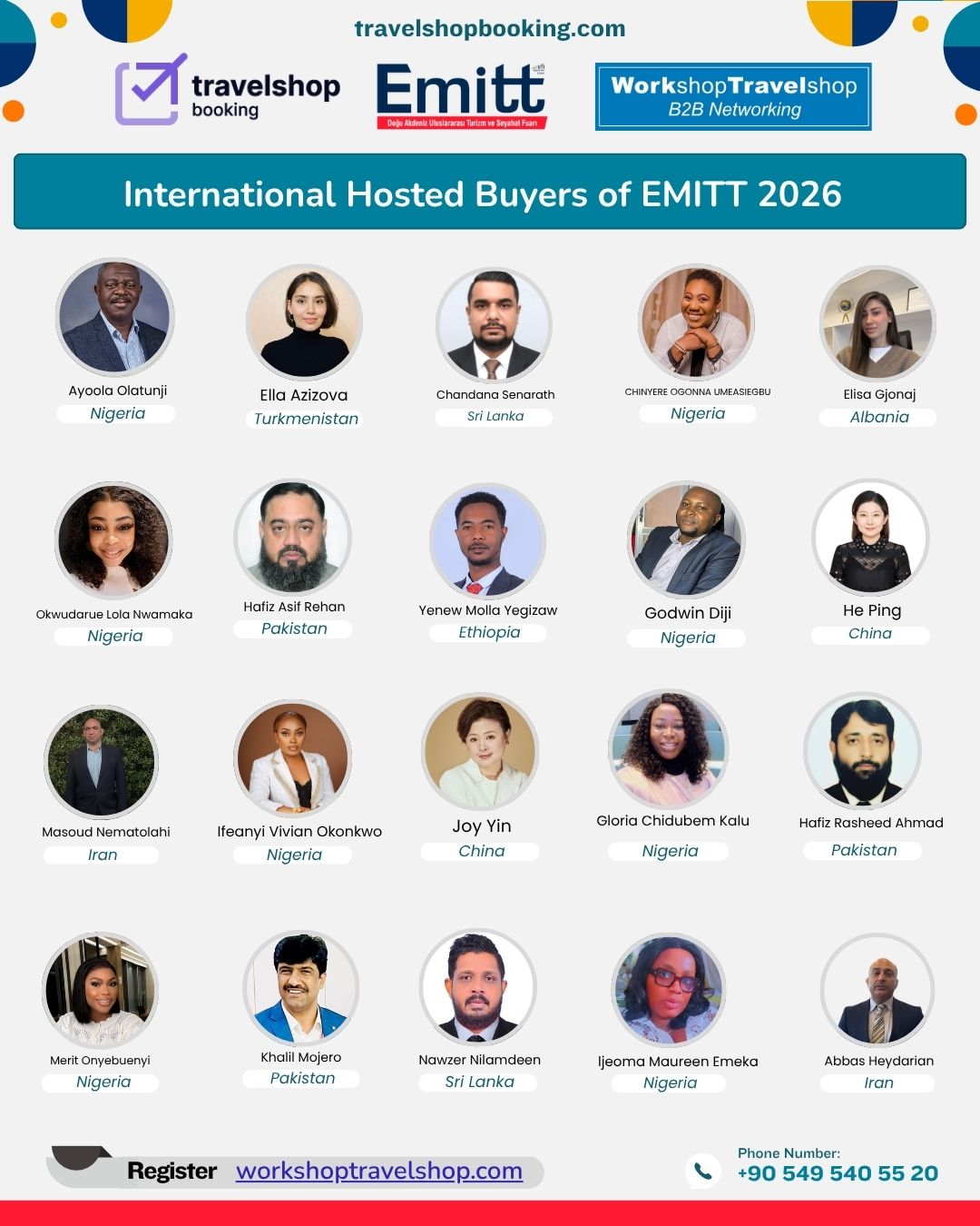 Official Hosted Buyer List – EMITT Tourism Fair 2026