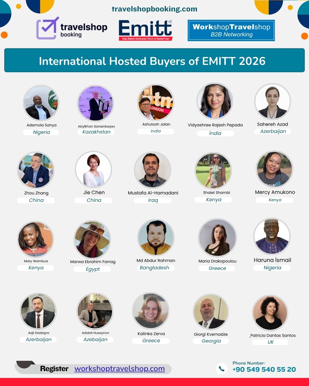 Official Hosted Buyer List – EMITT Tourism Fair 2026