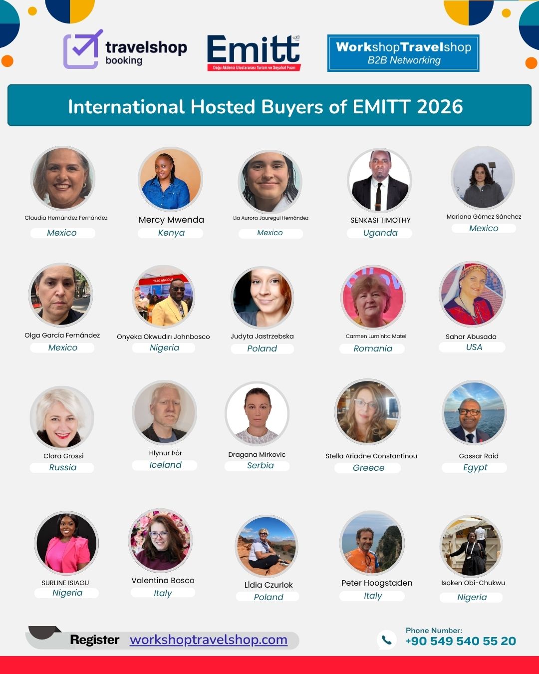 Official Hosted Buyer List – EMITT Tourism Fair 2026