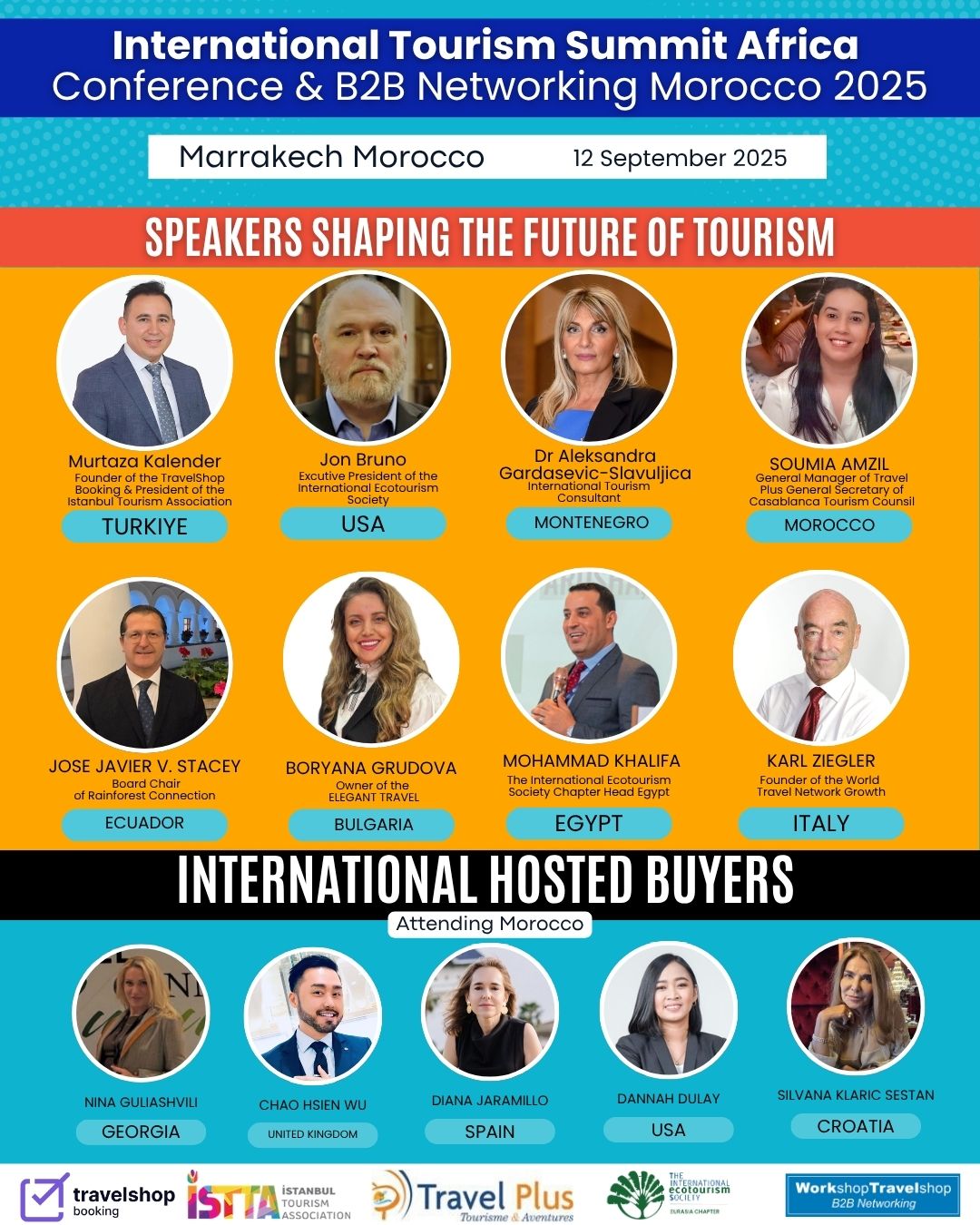 Official Hosted Buyer List – Morocco International Tourism Summit Africa 2025